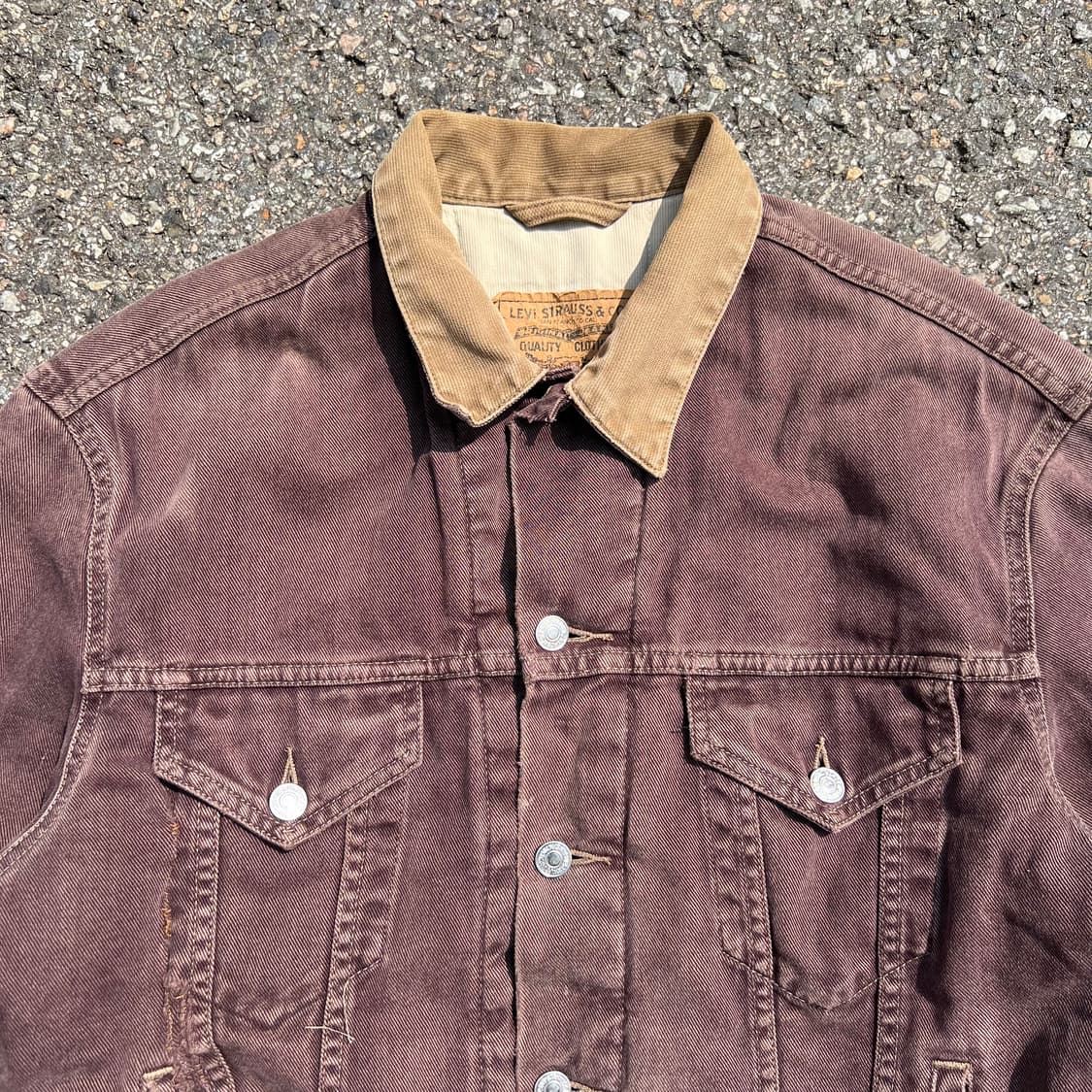 90‘s Levi’s 70614-77 패디드 보로 데님 자켓 상품이미지3