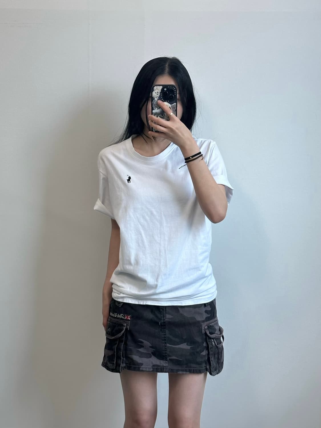 폴로 랄프로렌 화이트 반팔 티셔츠 상품이미지1