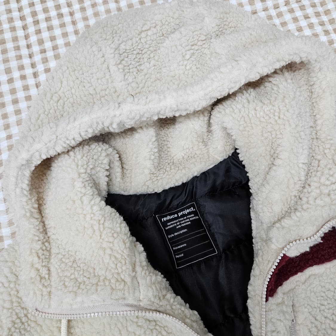 오버핏 플리츠 후드집업 자켓 남자100 상품이미지3