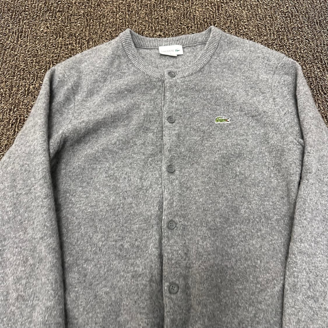 라코스테 울 가디건 그레이 105(L) 상품이미지2