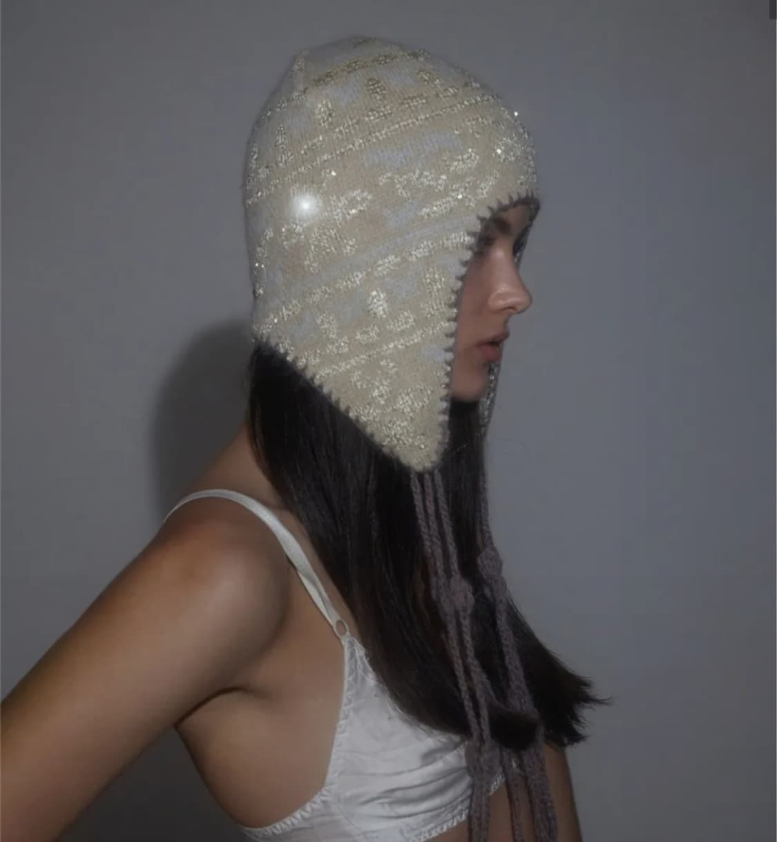 Sculptor Sequin Nordic Earflap Beanie 상품이미지1