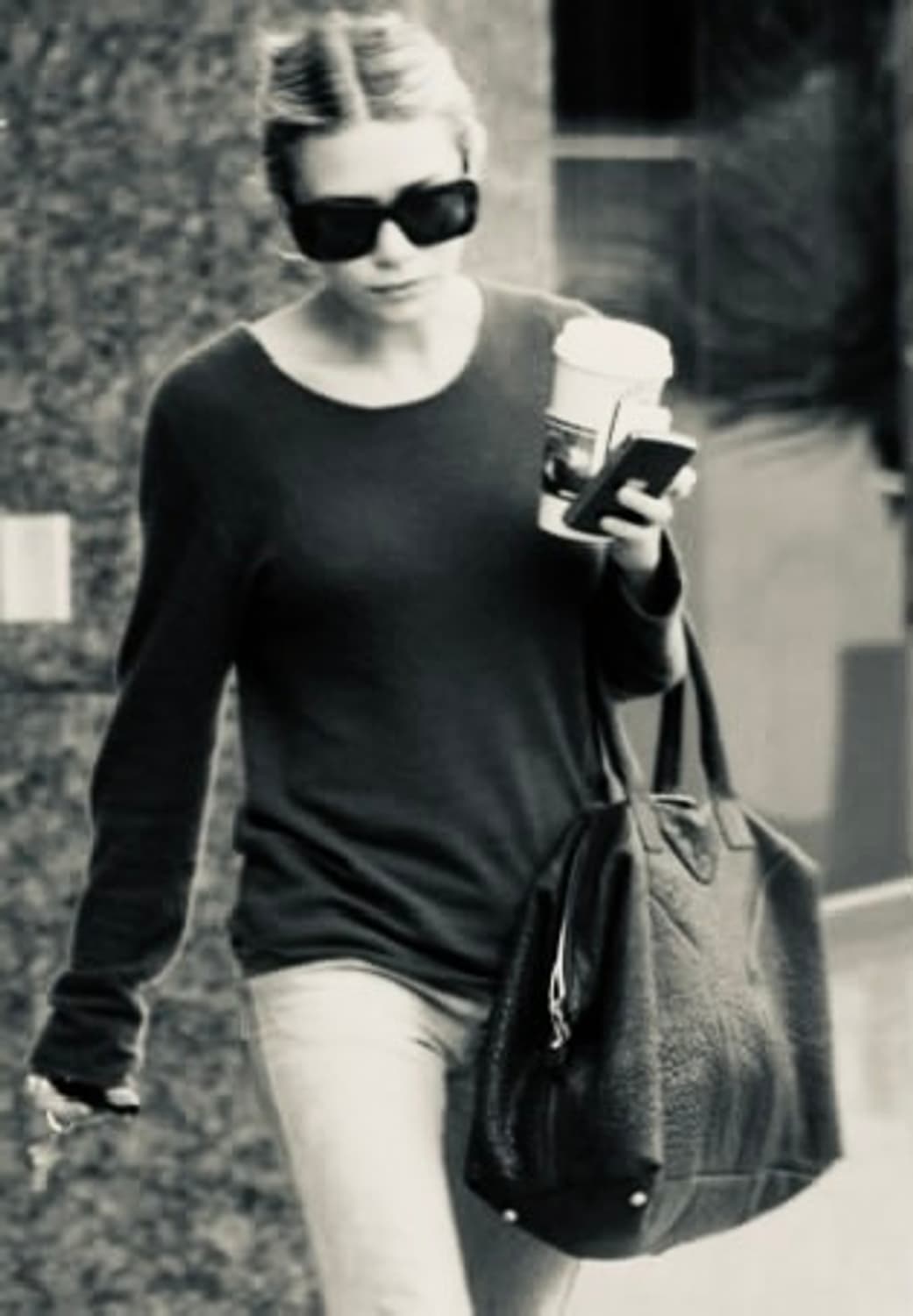 생로랑 레더 이지백 토트백 보스턴 블랙os  상품이미지1