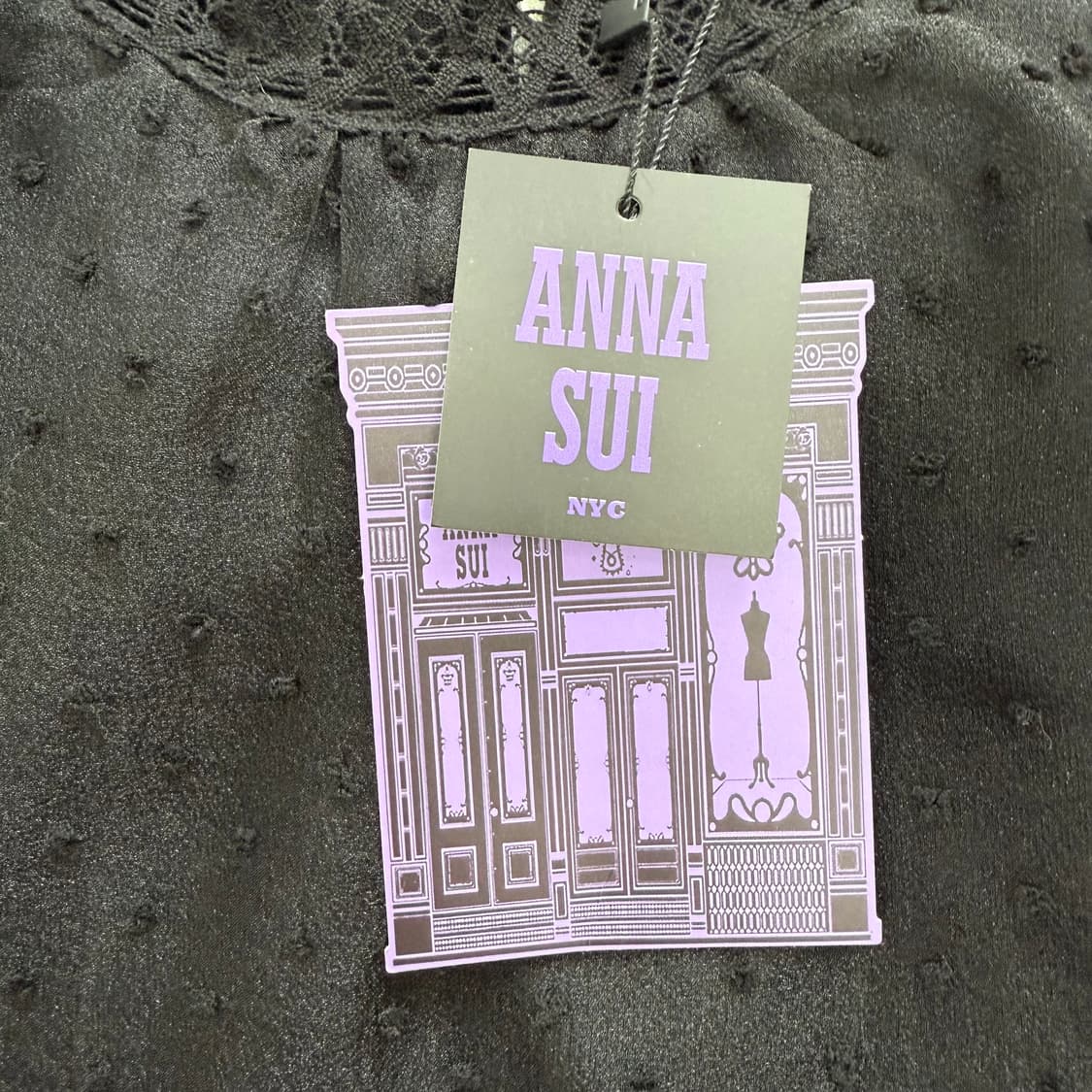 [90(구55)] 새상품 안나수이 여성 레이스 블라우스 3733 상품이미지6