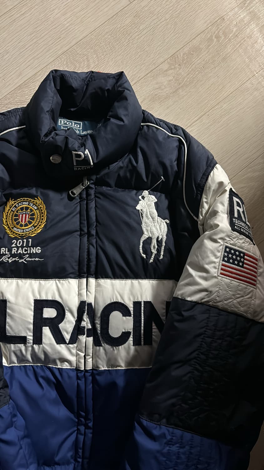 폴로 빅포니 성조기 레이싱 패딩 상품이미지2