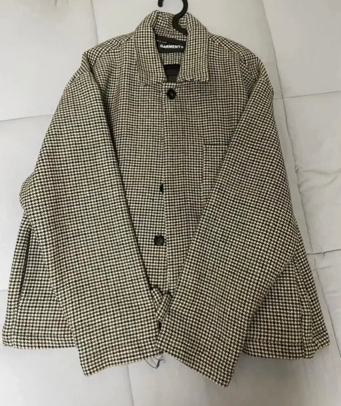 애즈클로 울 체크자켓 미착용 새제품 Free 상품이미지1