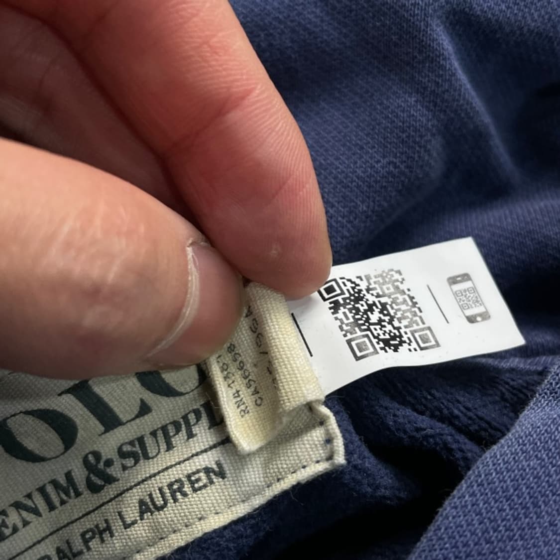 95-100 폴로 데님 앤 서플라이 후드티 상품이미지4