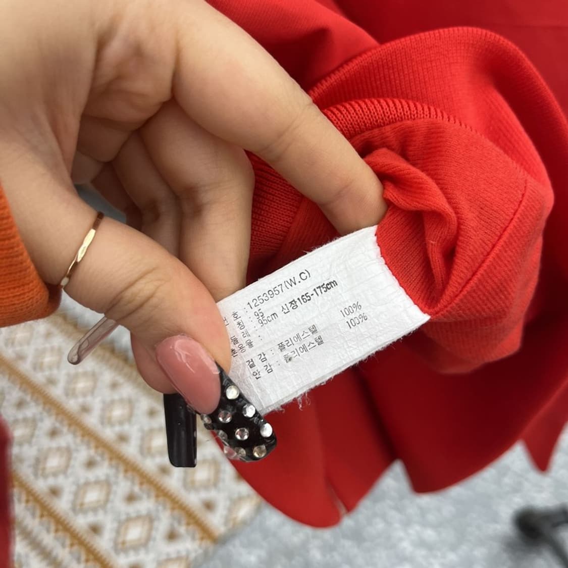 아식스 올드스쿨 펑크 모터사이클 레이싱 패치 자켓 95 C10502 상품이미지6