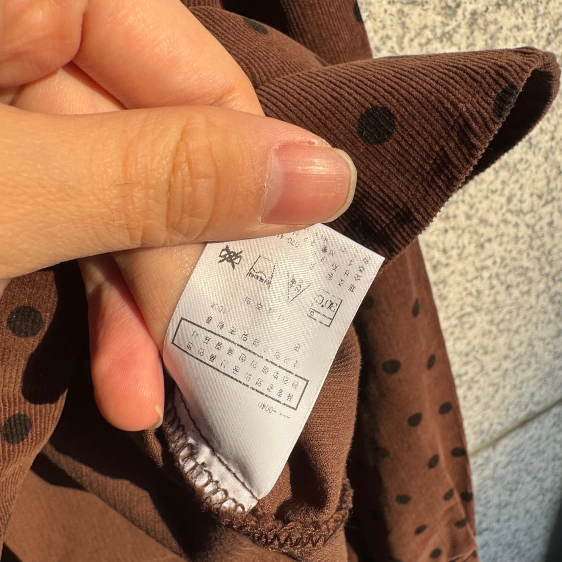 VTG 폴카닷 코듀로이 셔츠 상품이미지10