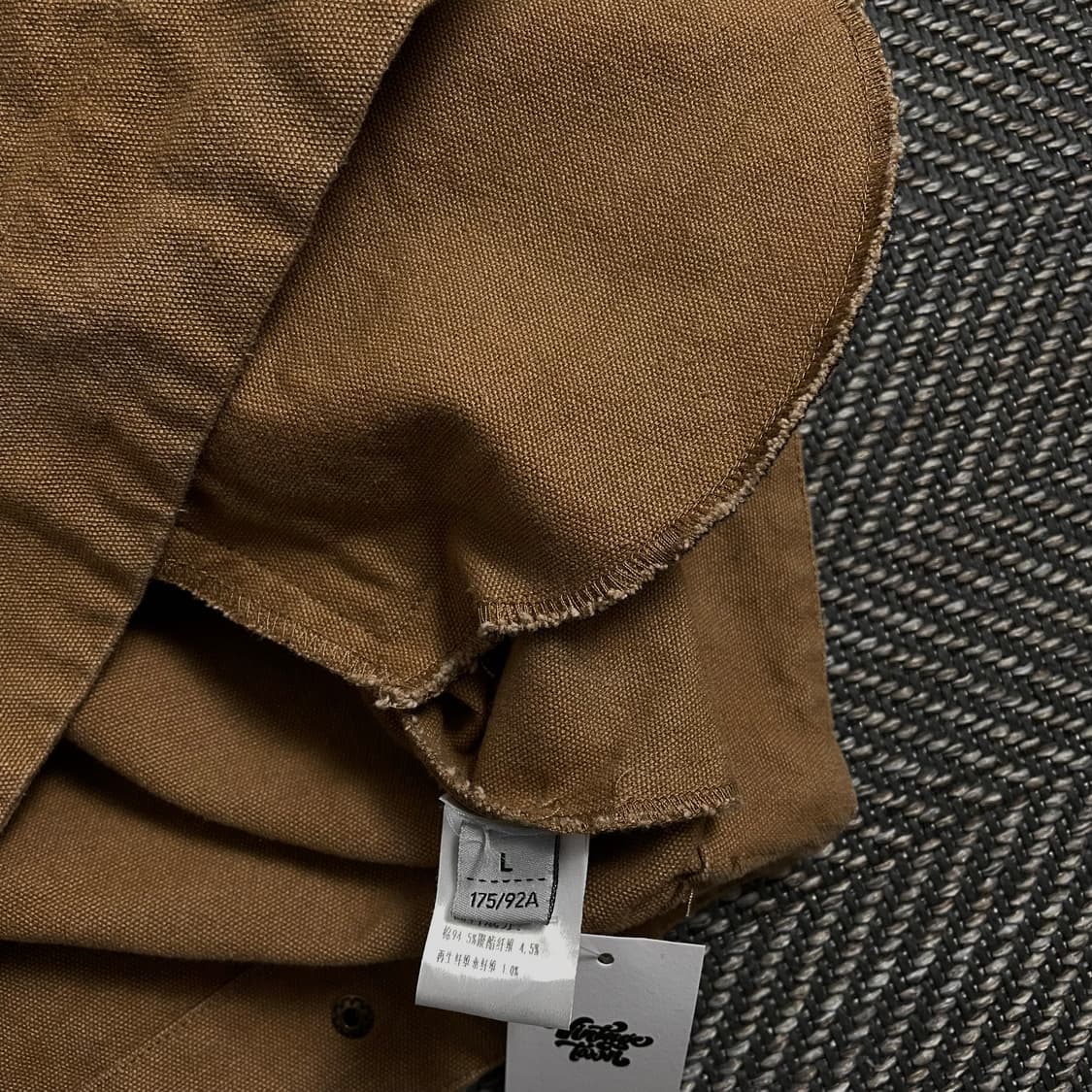 빈티지 올드스쿨 캔버스 워크 자켓 브라운y 4216 상품이미지6