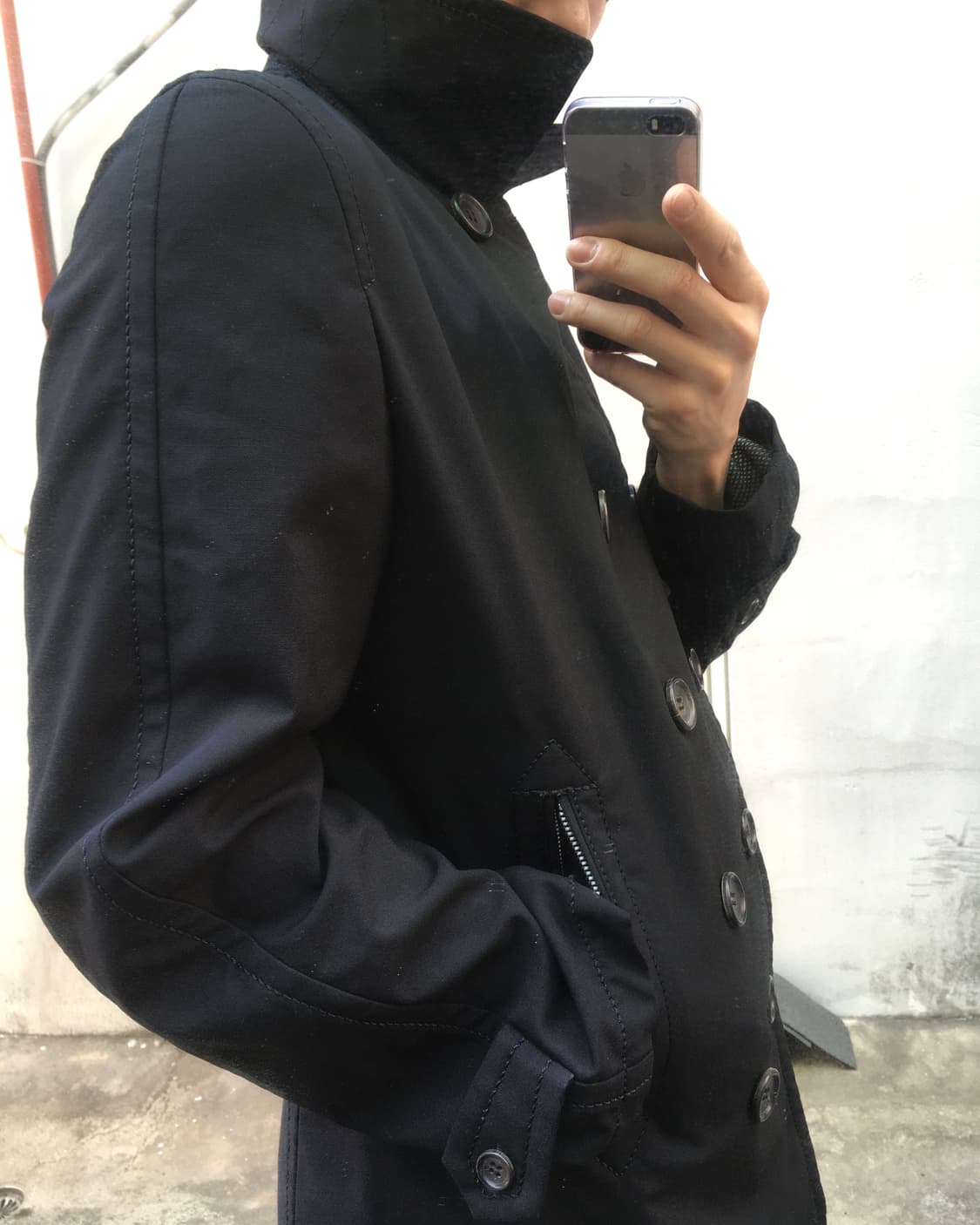 꼼데가르송 옴므 고어 윈드스토퍼 피코트 상품이미지4