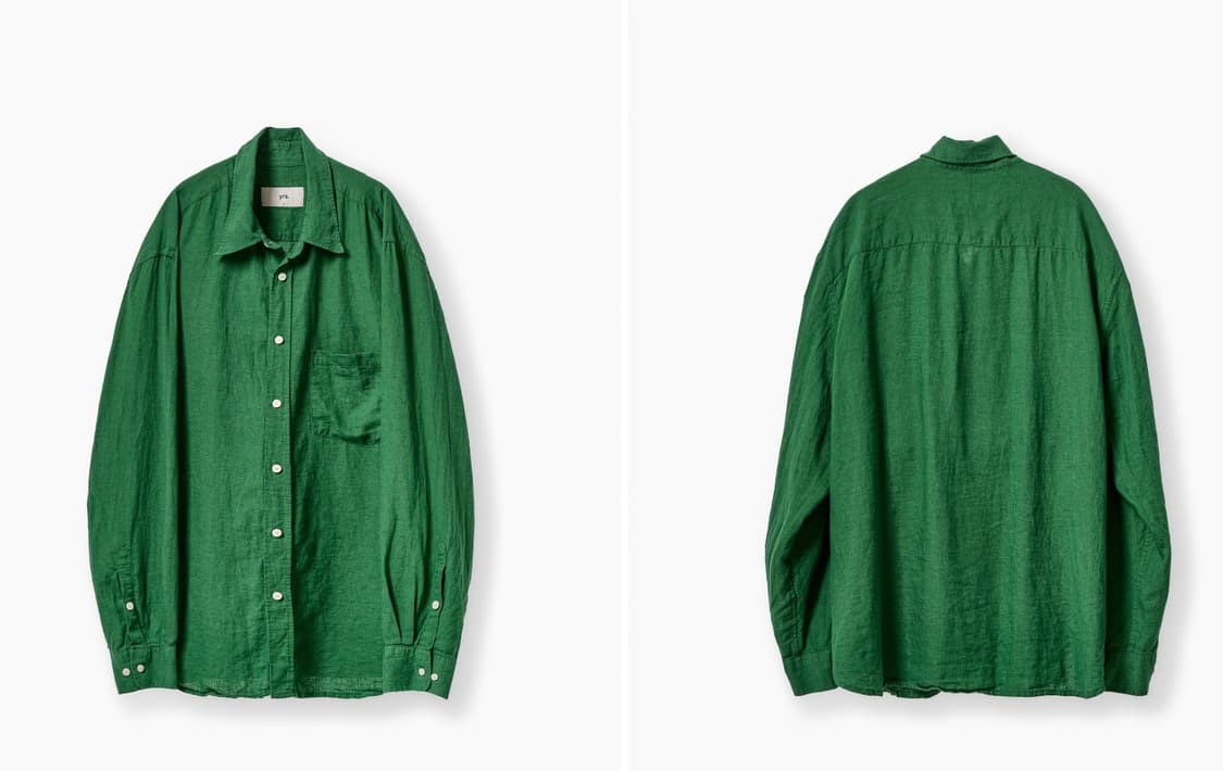 이얼즈어고 린넨 포이카 그린 1싸 상품이미지1