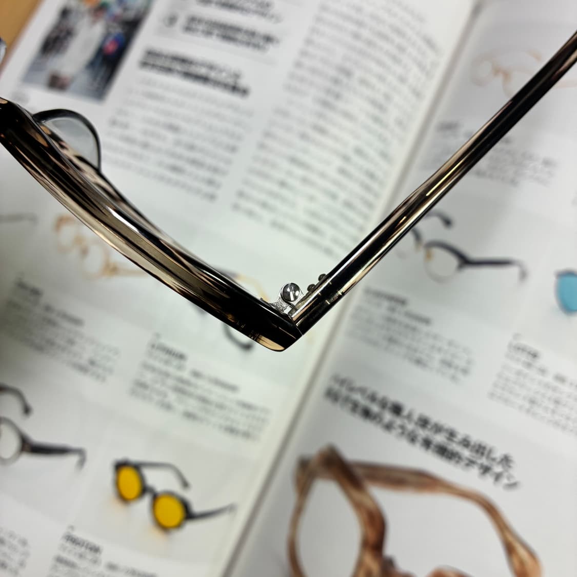 角矢甚治郎作 카도야 진지로 사쿠 일본 장인 셀룰로이드 뿔테 안경 상품이미지4