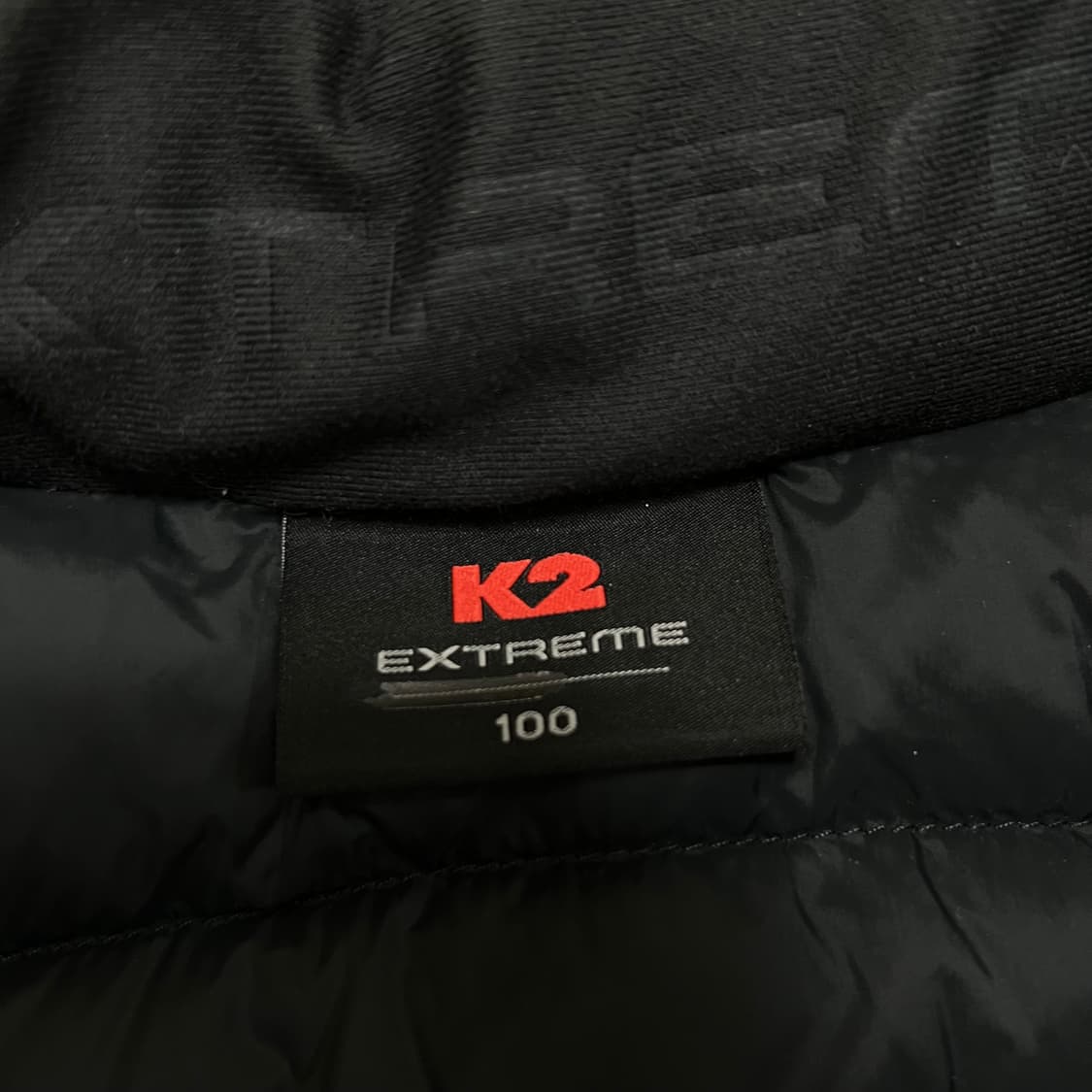 K2 익스트림 구스다운 와펜 경량패딩 점퍼 [블랙] L/100 상품이미지5
