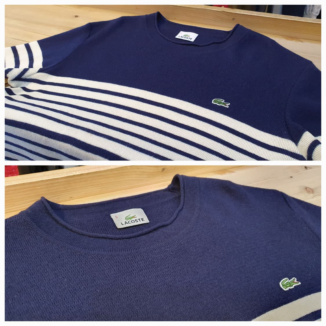 100.라코스테 라운드 니트 상품이미지3