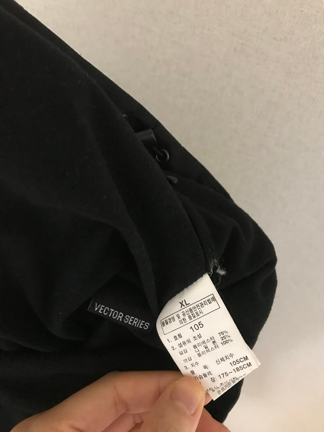 노스페이스 바람막이 XL (105) 블랙 상품이미지4