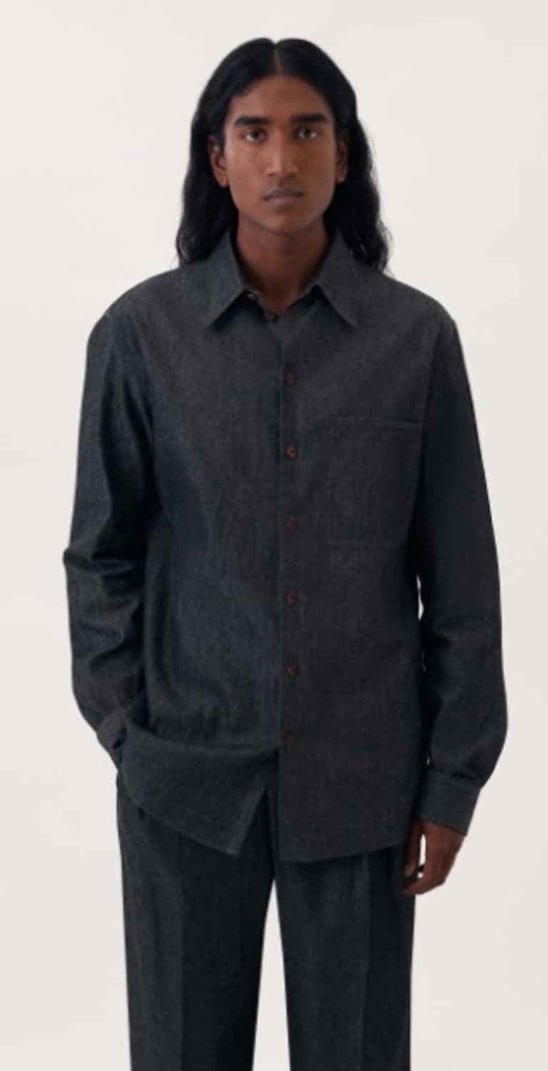 [48] 르메르 샴브레이 데님 셔츠 상품이미지1