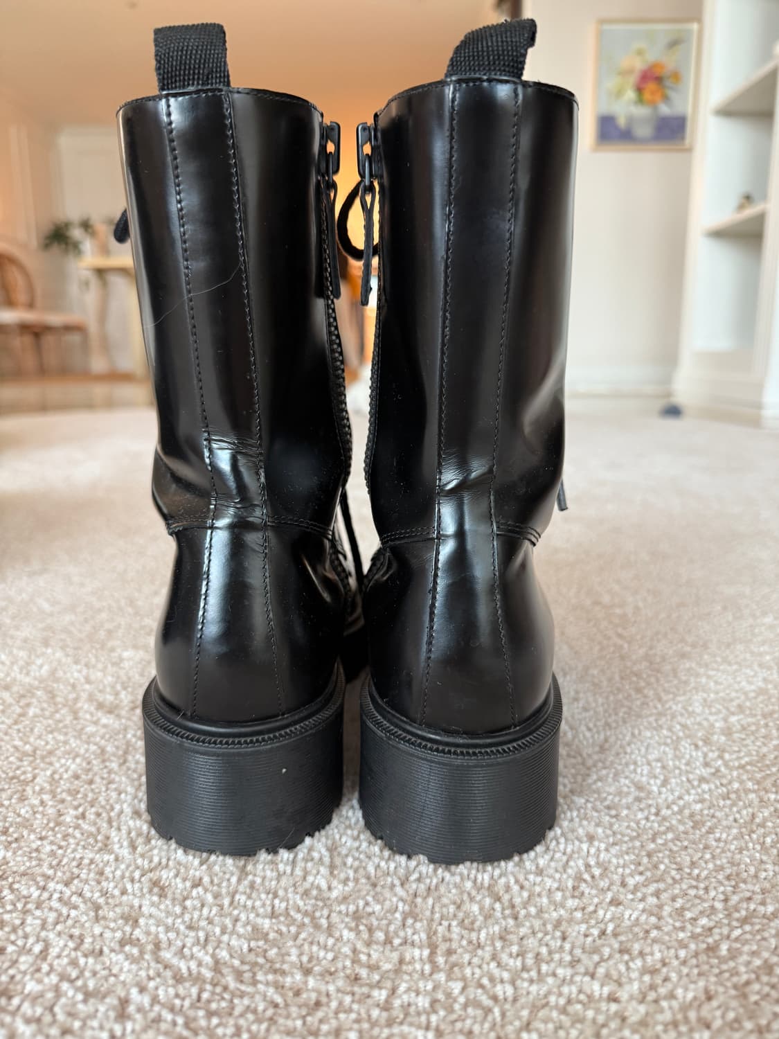 Maje Lace-Up Combat Boots (240) 상품이미지7