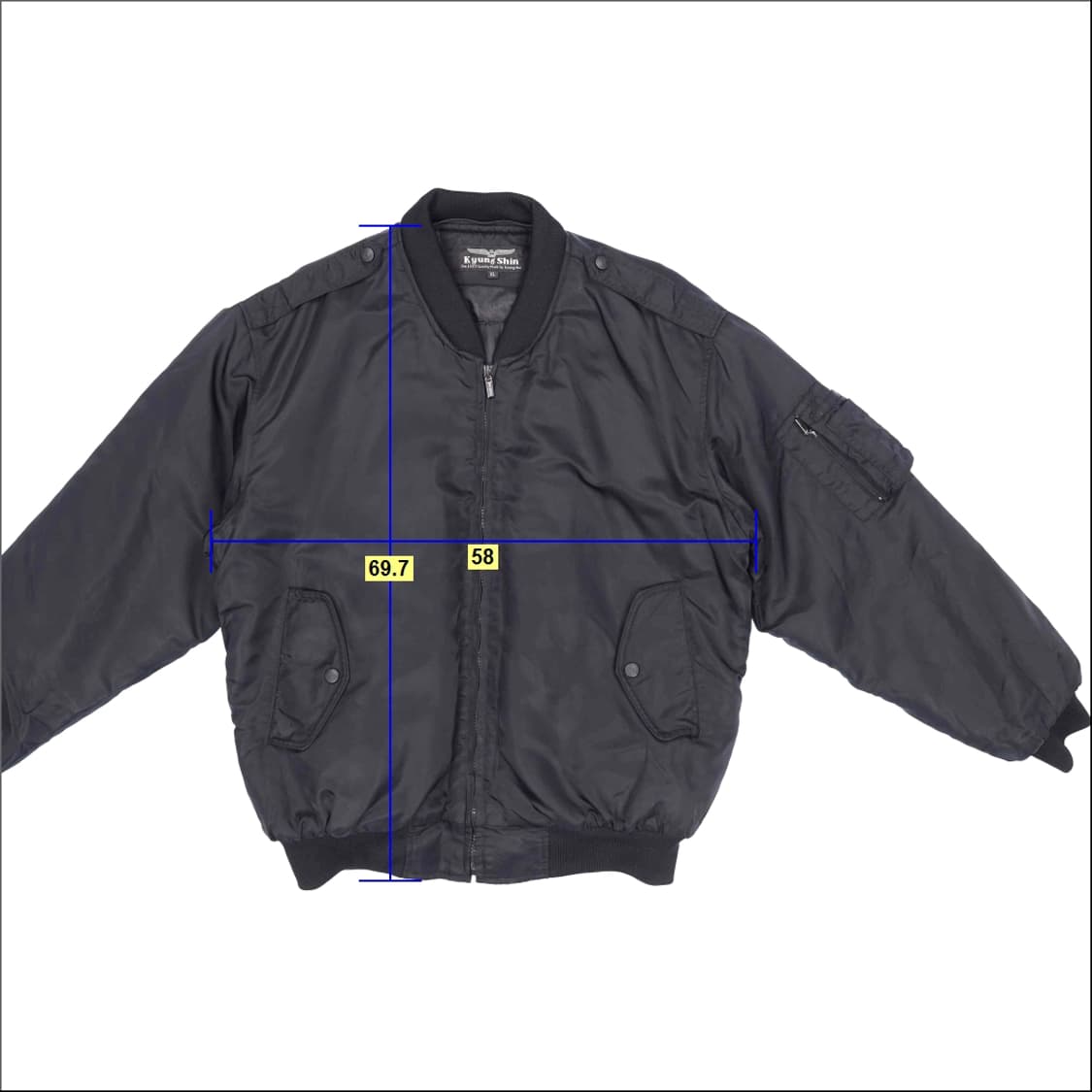 [XL] 빈티지 남성 항공점퍼 패딩 1215H2 상품이미지5