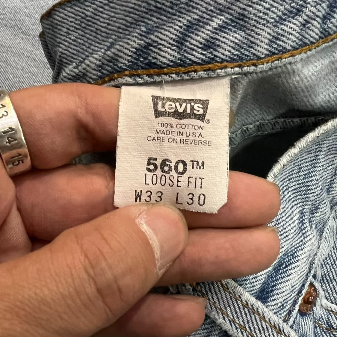  USA 리바이스 560 데님팬츠 y13952 상품이미지9