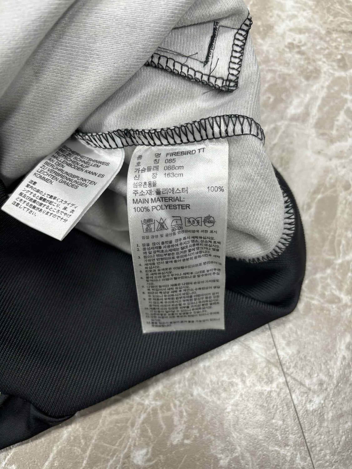 아디다스 y2k 토트 파이어버드 땡땡이 걸즈 핀터깔 트랙탑 희귀져지(85 상품이미지5