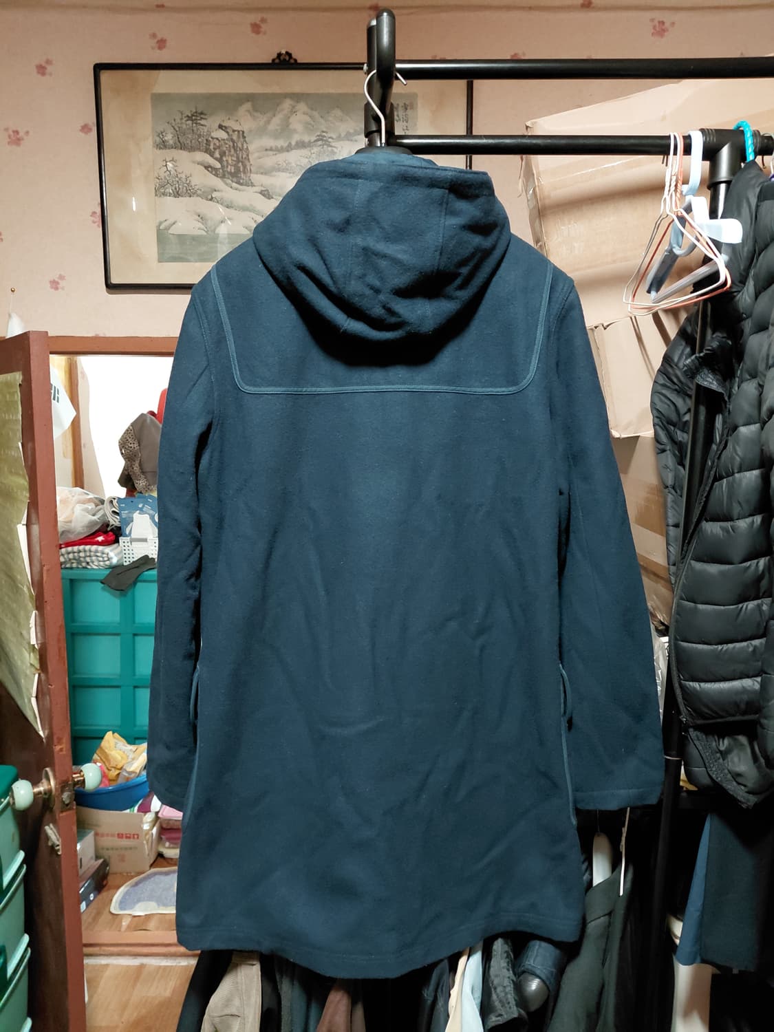 [리바이스]퀄팅 안감 후드 더플코트 L(105)사이즈 상품이미지2