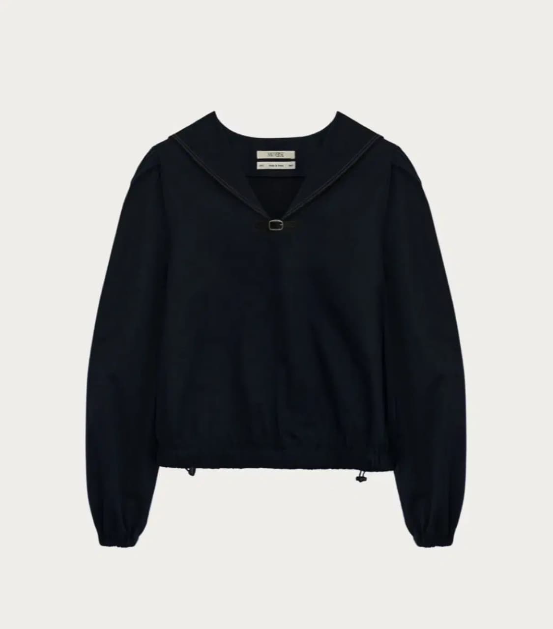 [나비버스] Naviverse Sailor Banding Top Navy 상품이미지1