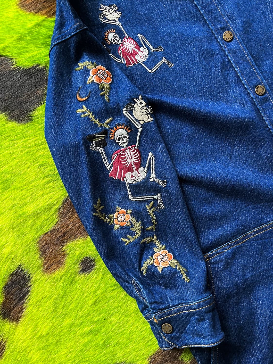 ZADIG & VOLTAIRE Embroidery Denim Coat 상품이미지3