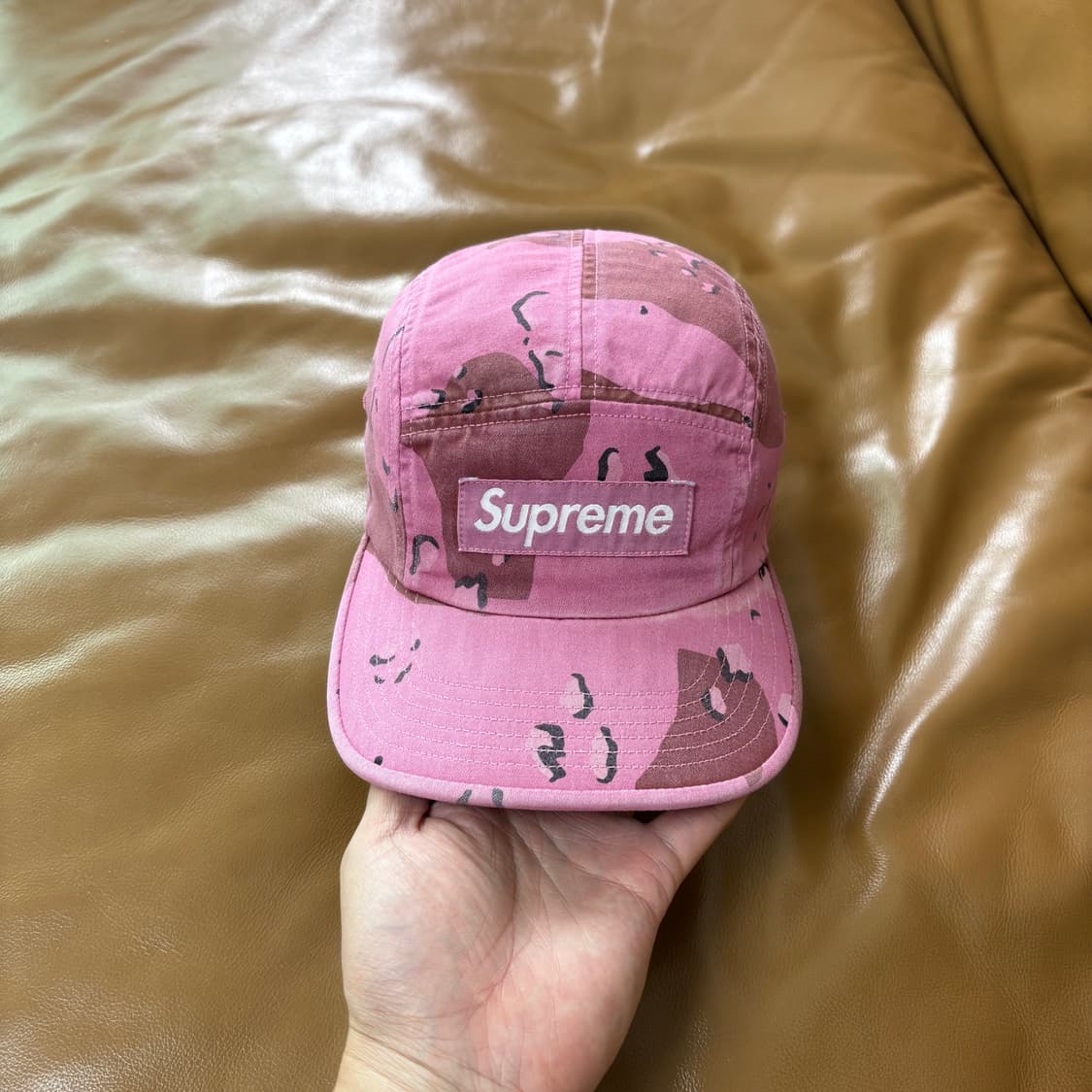 Supreme 슈프림 오버다이드 카모 핑크 캠프캡 모자 Camo 상품이미지2