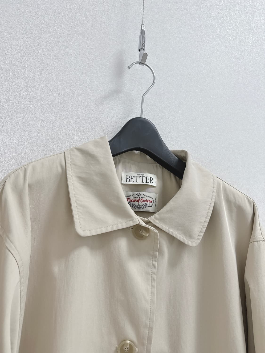 노운 베러 하프 트렌치 코트 상품이미지4