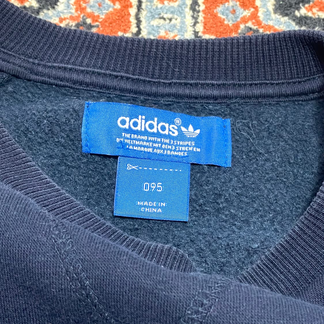 아디다스 파이어버드 프린팅 네이비 맨투맨 남성95 상품이미지4