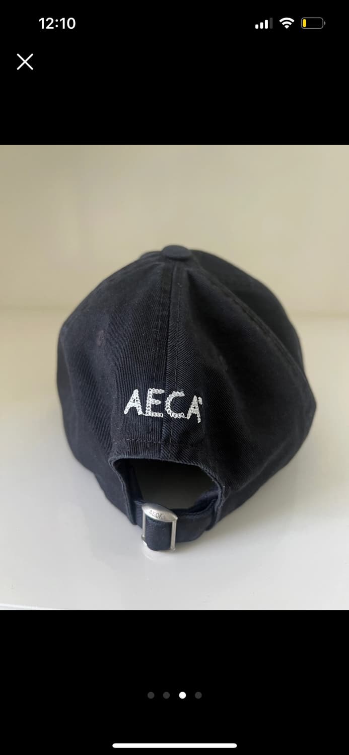 에이카 AECA 캡 모자 블랙 남여공용 Free 상품이미지3