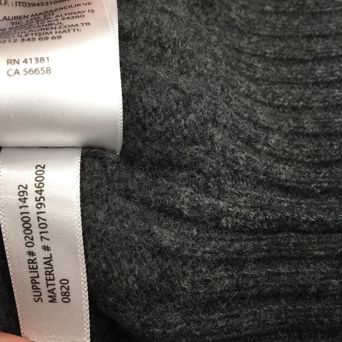 폴로 랄프로렌 캐시미어 상위라인니트 L 상품이미지7