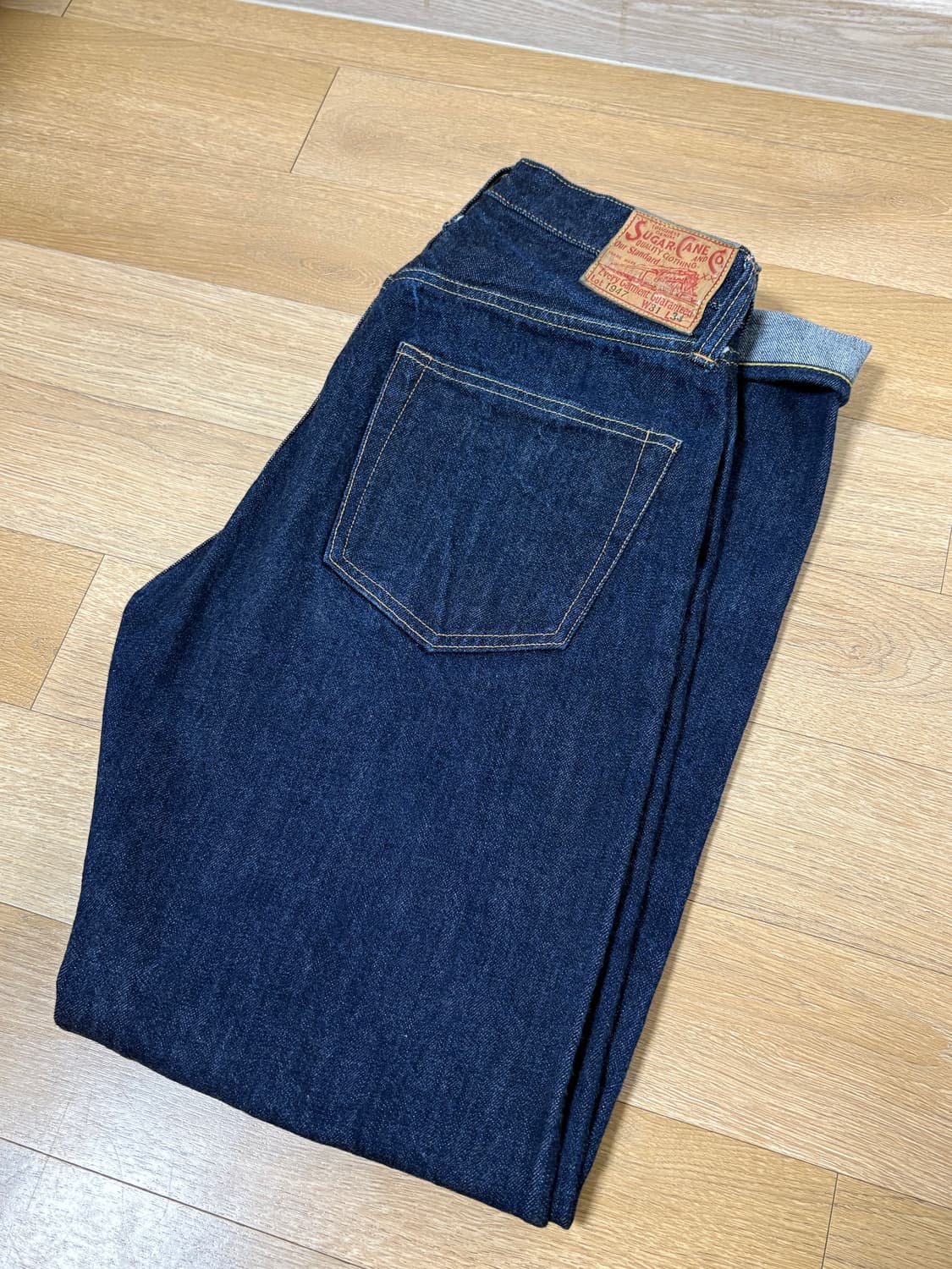 (31)슈가케인 1947 셀비지 데님팬츠 프리휠러스 상품이미지5