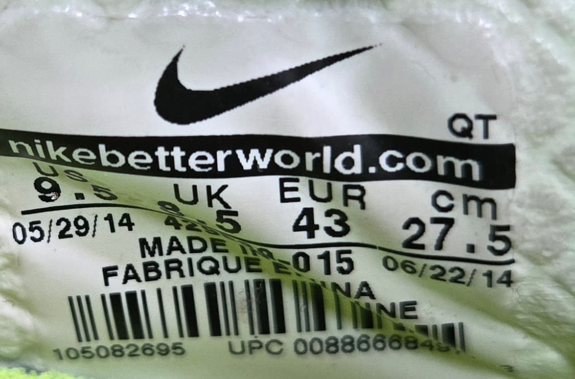 나이키275mm-  에어 맥스 멘스 45 메탈릭 실버 네온 볼트 그린 상품이미지7