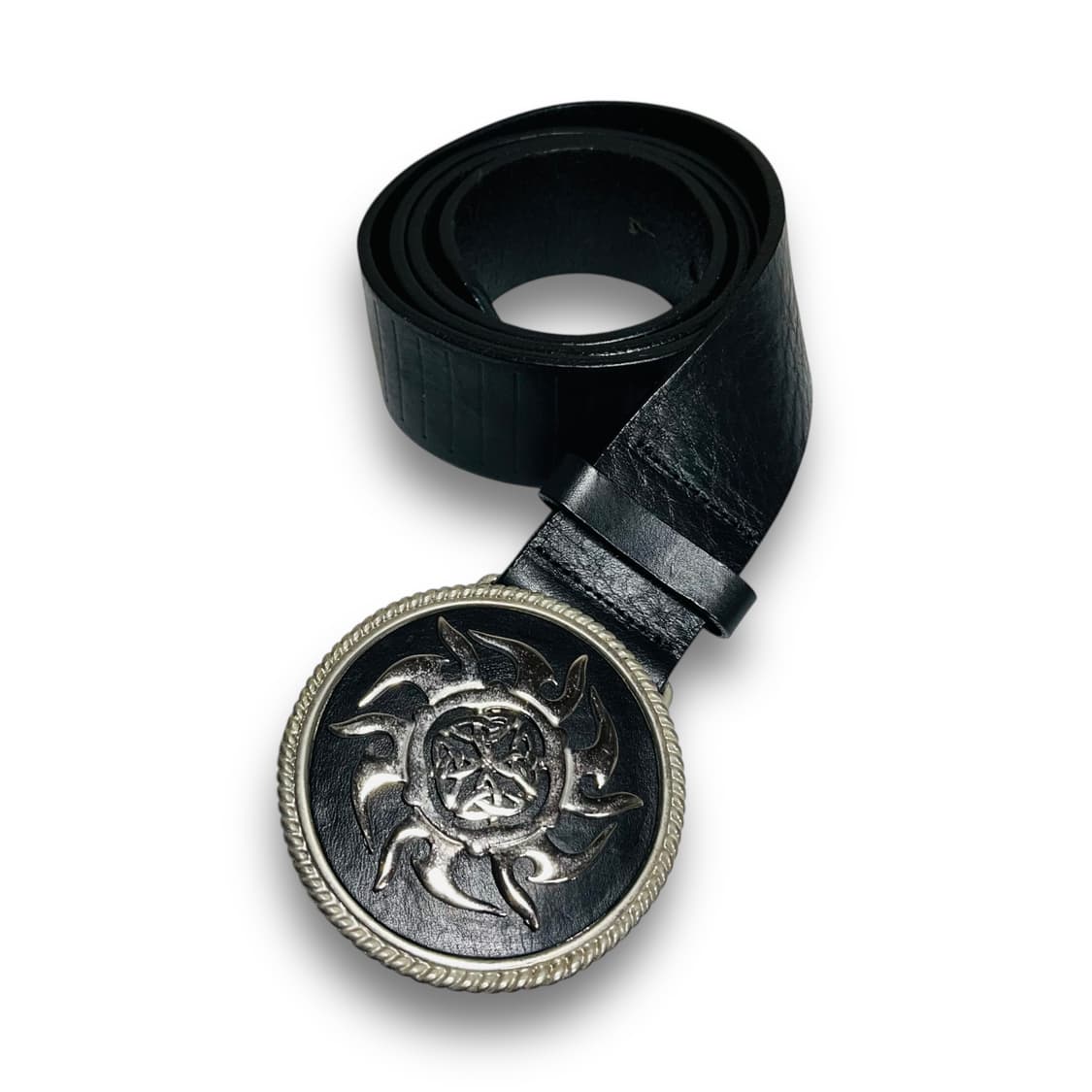 락시크 VAMPIRM 트라이벌 빅 버클 가죽 벨트 상품이미지2