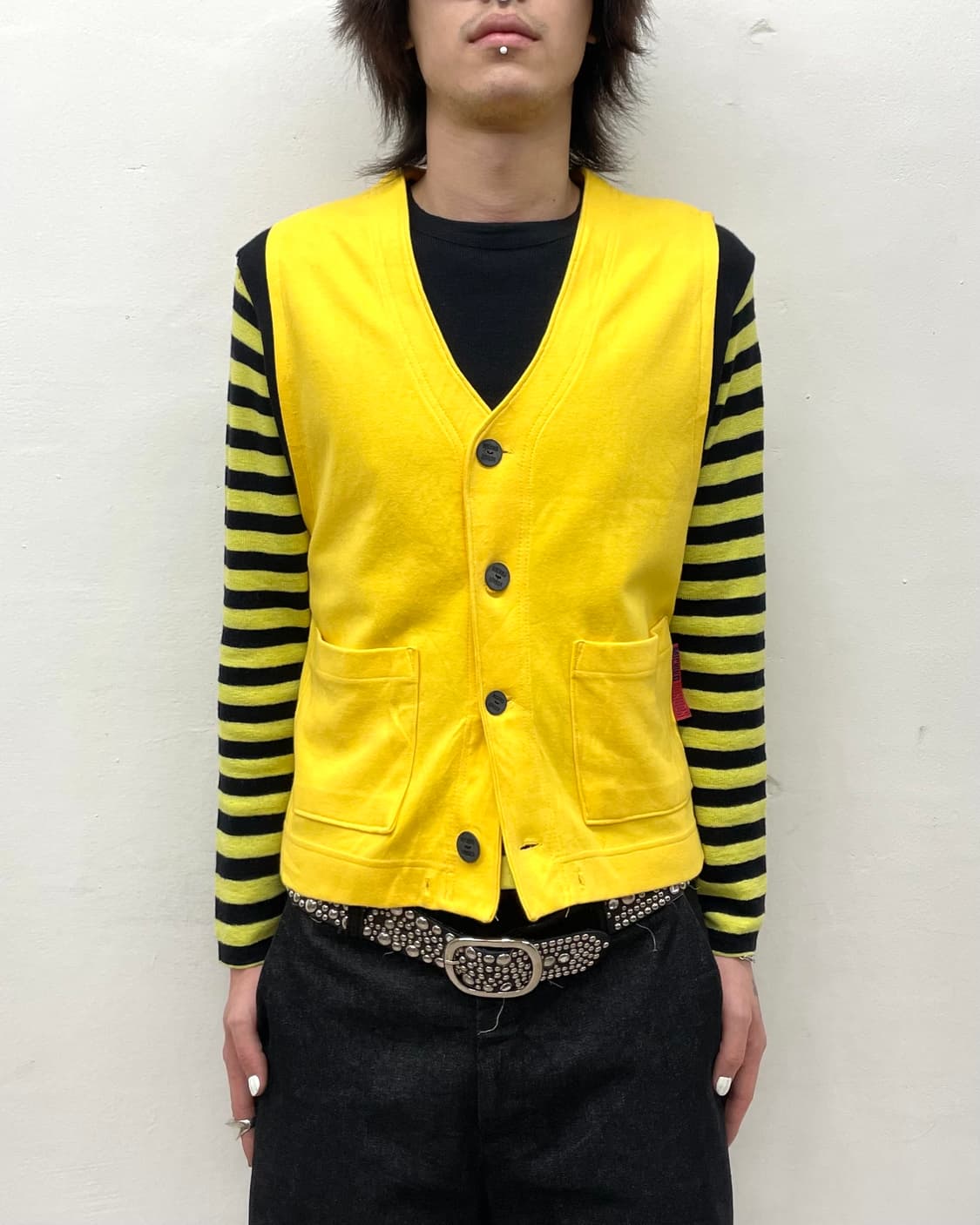 Union Jack Yellow Cotton Vest 상품이미지2