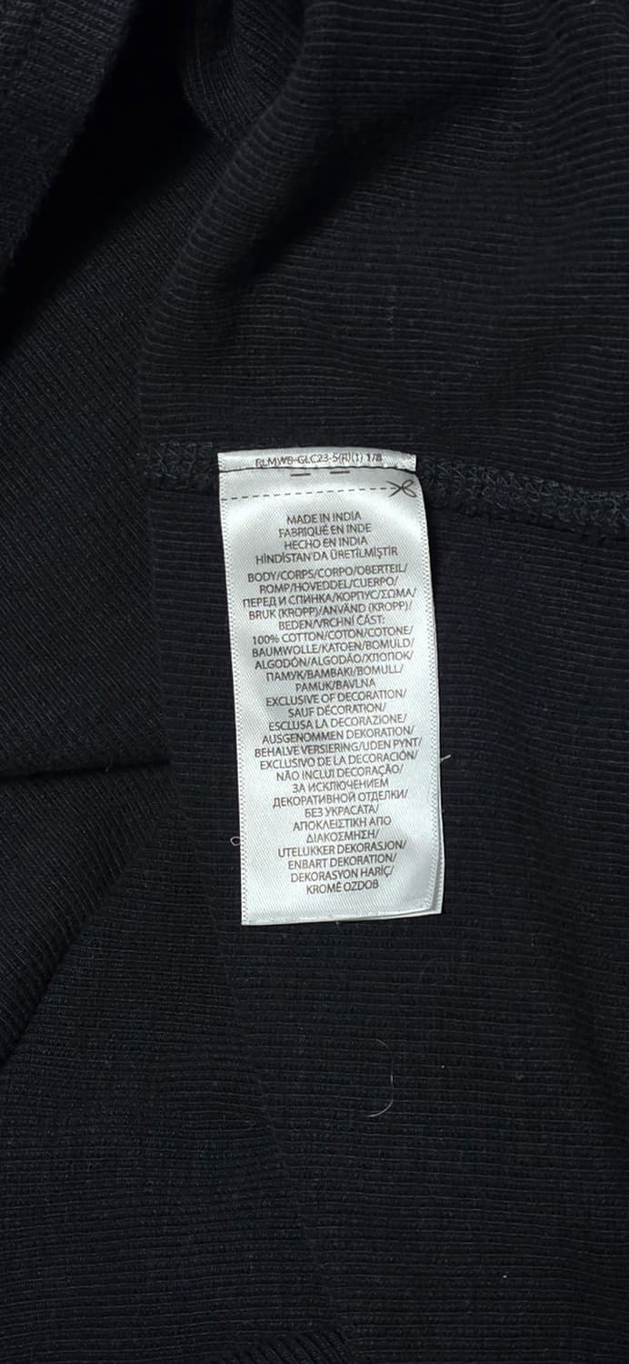 폴로 랄프로렌 우먼 블랙 와플 긴팔티 55-66 상품이미지4