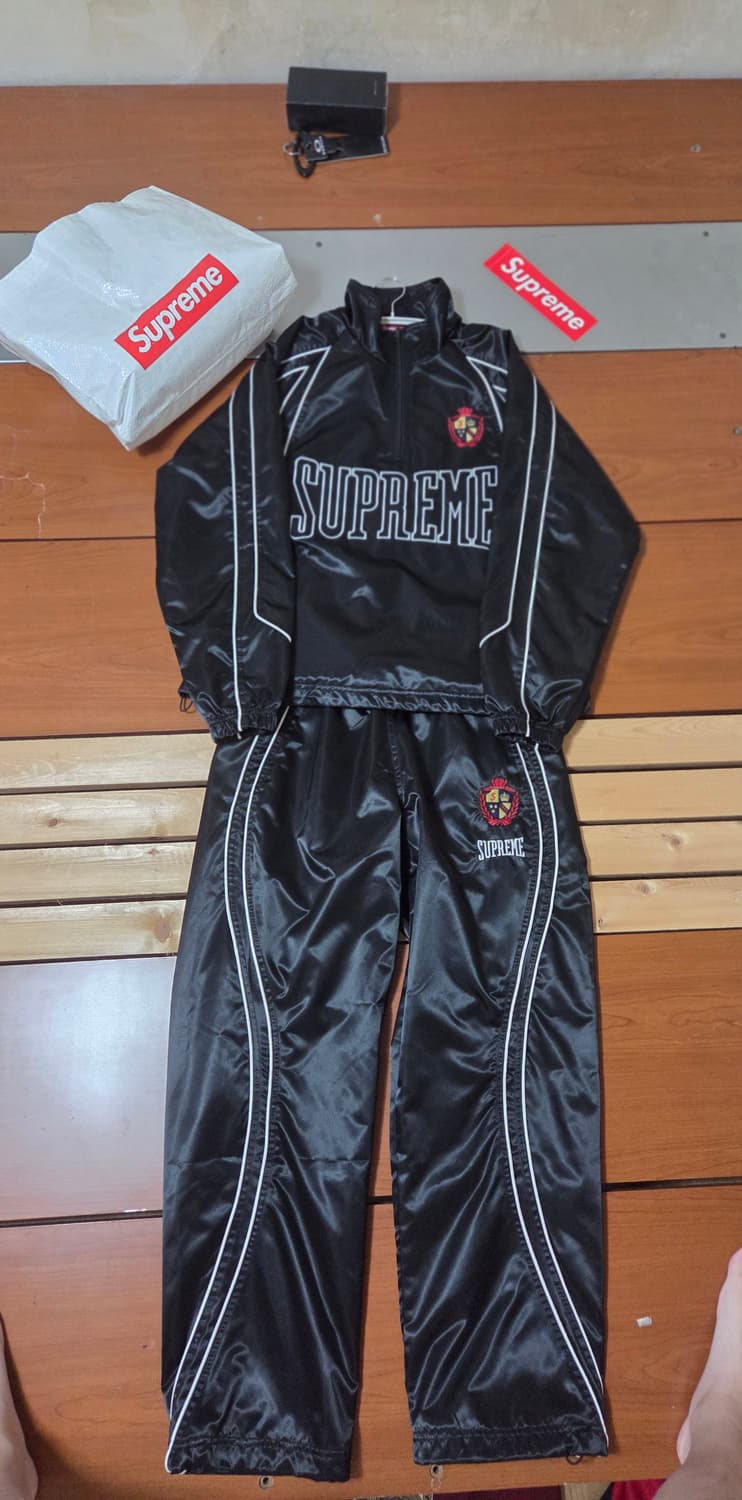 Supreme satin 25ss-Track setup 상의+바지 상품이미지1