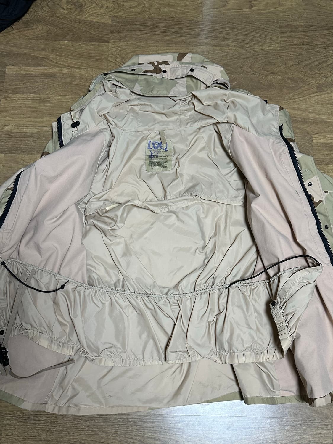 00s 미군 오리지널 ecwcs gen1 데저트카모 고어텍스 파카 상품이미지2