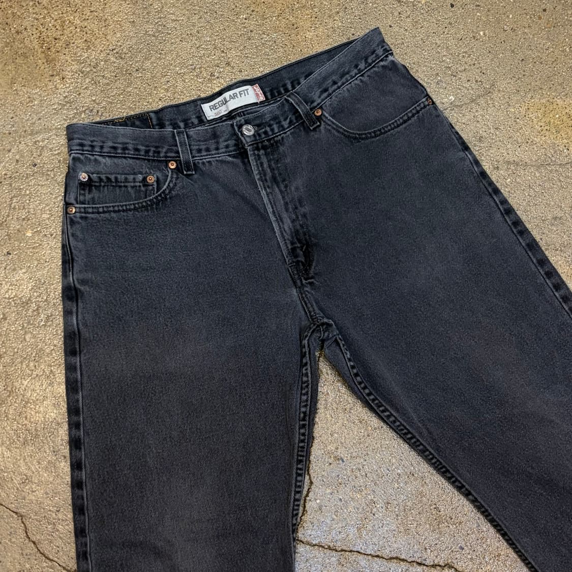 00s 미국 빈티지 리바이스 505 블랙진 청바지 상품이미지2