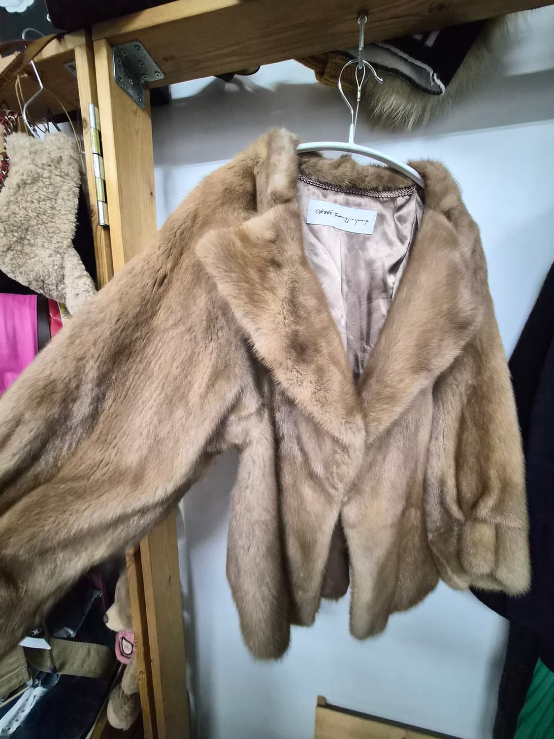 오브제 플래티넘 벌룬밍크자켓 상품이미지4