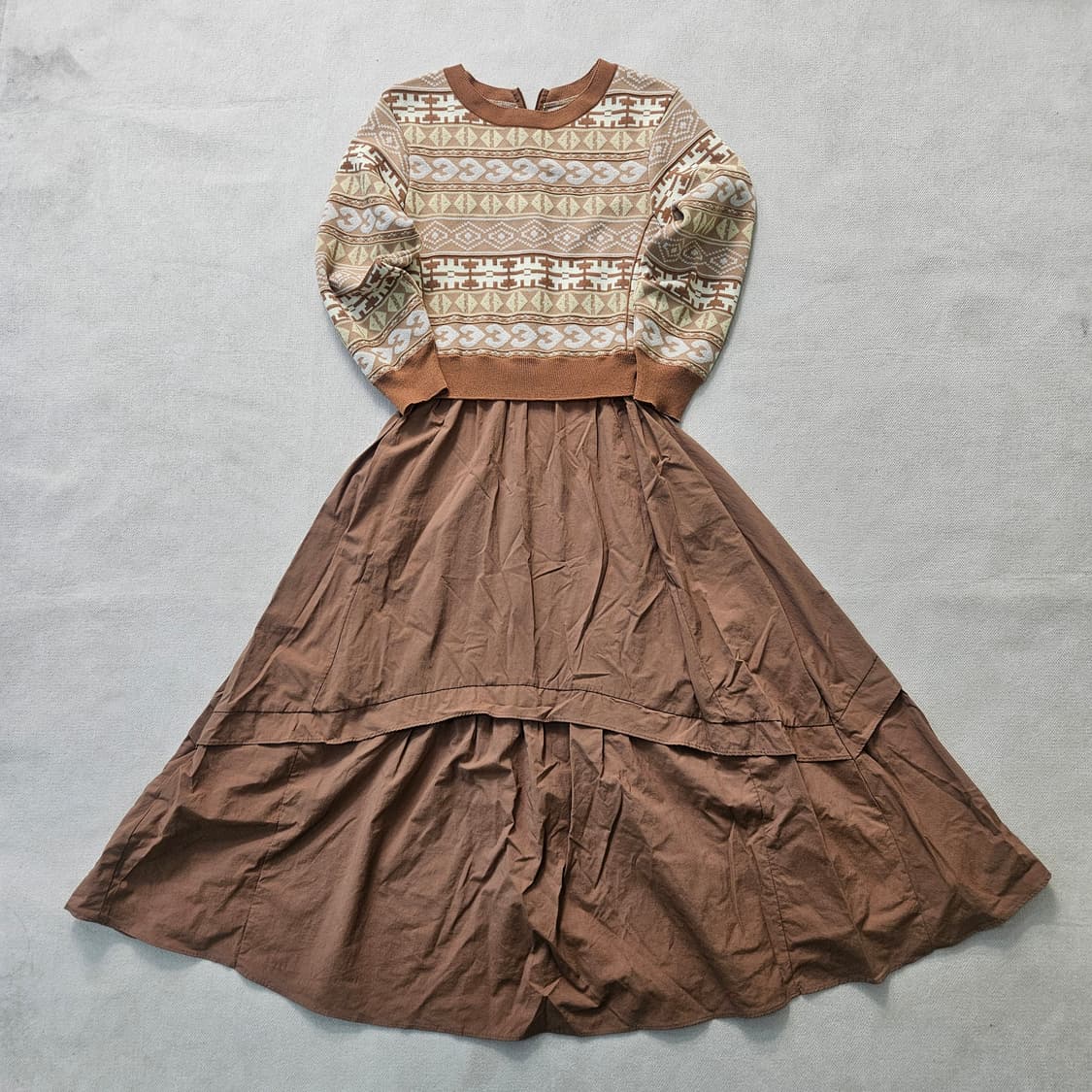 55 티렌 여성 니트 롱 원피스 0403Y 상품이미지1