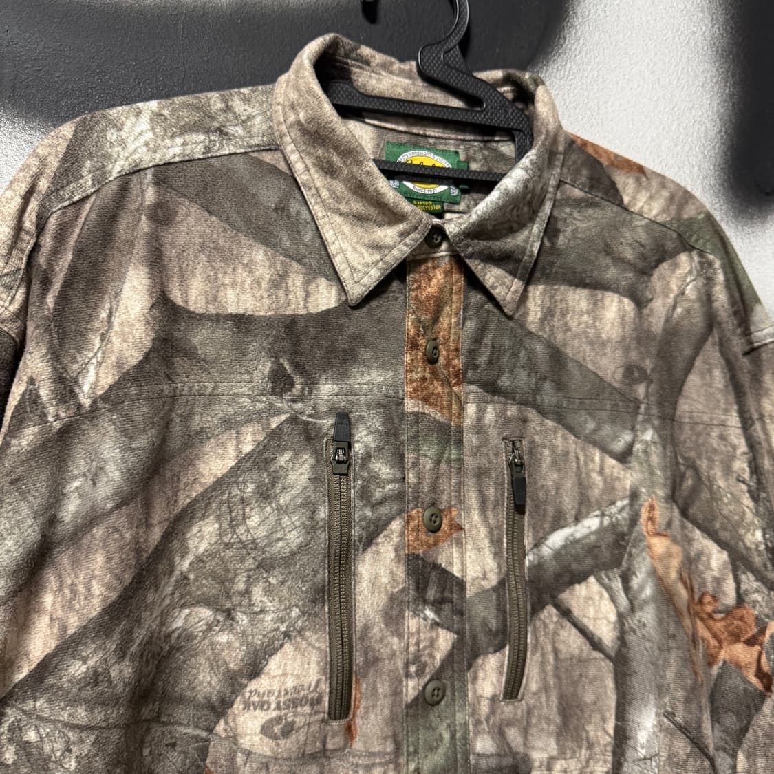 Mossy Oak 모시오크 USA 빅사이즈 리얼트리 카모 텍티컬 셔츠 상품이미지3