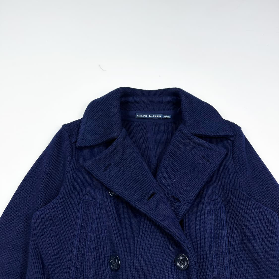 폴로 랄프로렌 클래식 RL 네이비 코튼 더블코트 (S 여성추천) 상품이미지1