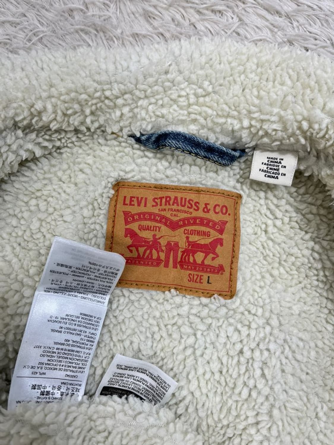 리바이스 쉐르파 데님 자켓/#2841 상품이미지6