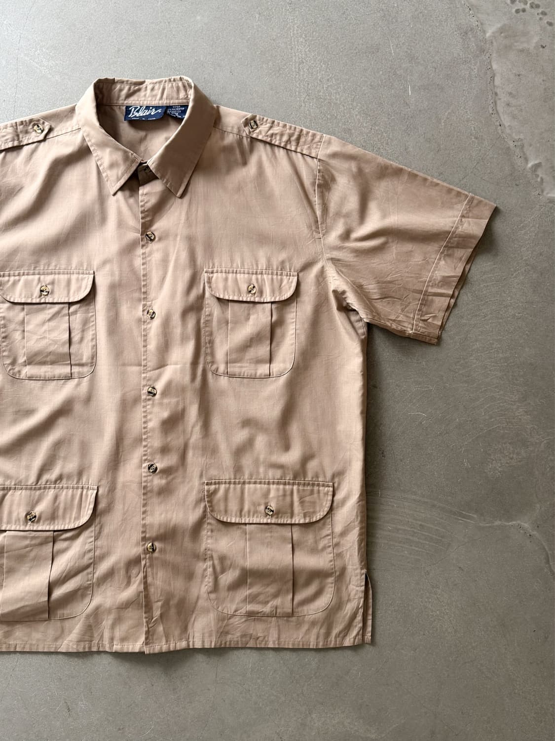 Vintage Blair Safari Utility Shirt 상품이미지4
