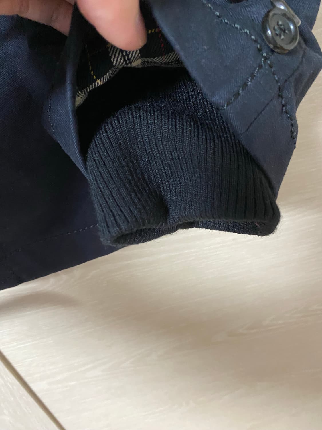 꼼데가르송 옴므 3버튼 지퍼 코튼 블레이져 M사이즈 상품이미지4