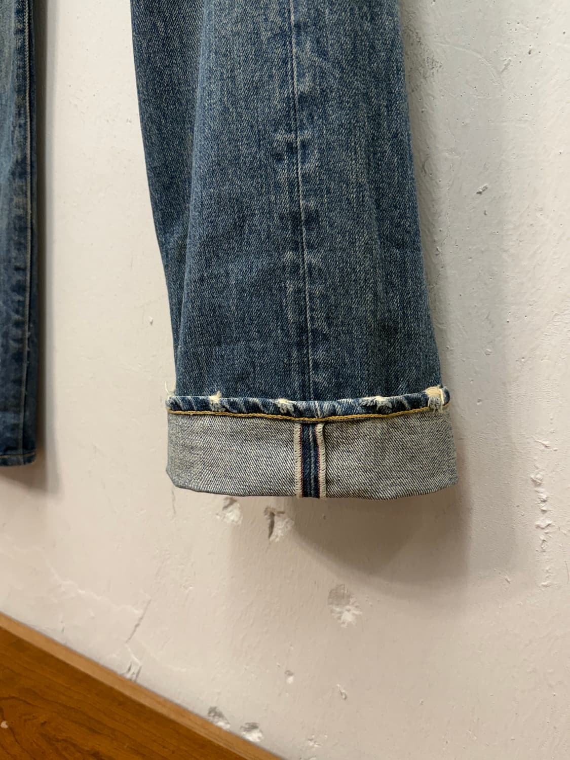 아비렉스 타입 블루 셀비지 데님 팬츠 상품이미지4