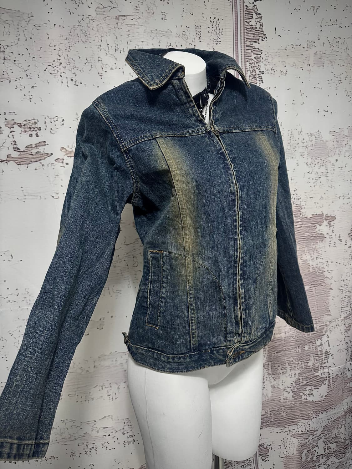 Denim Zip-Up Jacket 상품이미지1