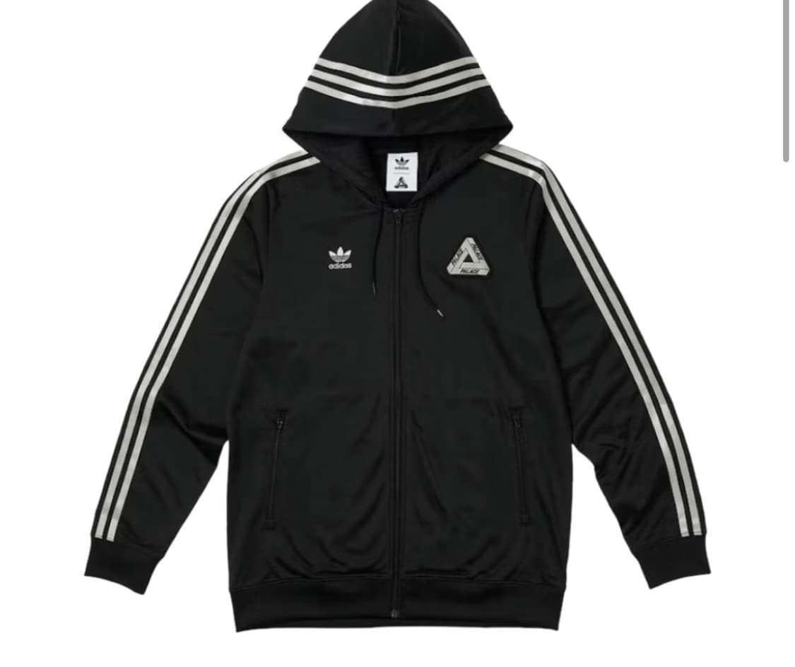 팔라스 X 아디다스 후드 파이어버드 트랙탑 블랙 - 23SS 상품이미지1